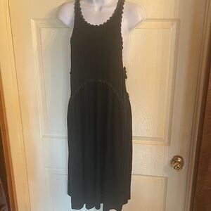 POL Black Sleeveless Dress